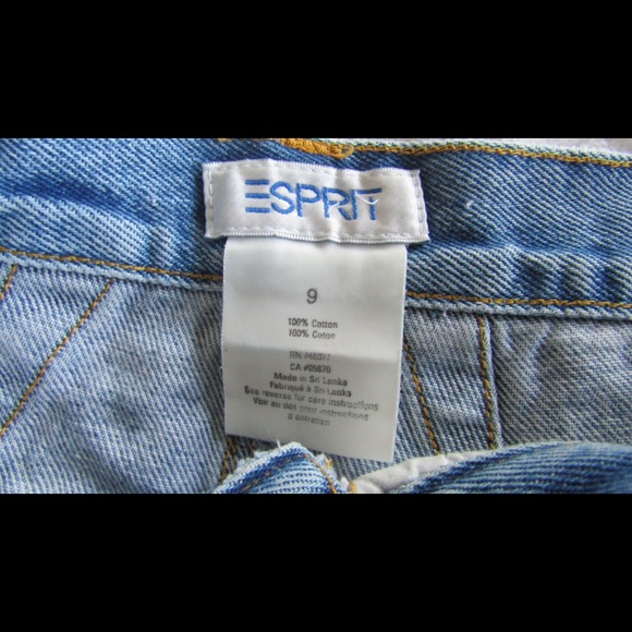 Vintage Esprit High Rise Denim Shorts - Picture 7 of 7